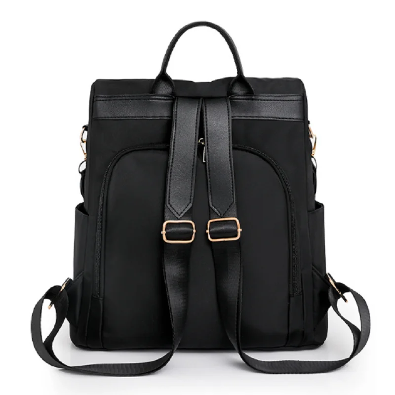 2025 Korean Fashion Large Capacity Women Travel Backpack Waterproof Oxford Casual Shoulder Bags Anti Theft Handbag School Bag