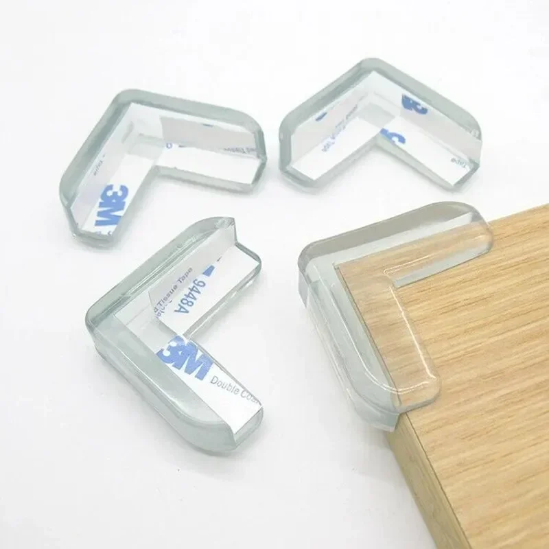 1pc Anti-collision Glass Table Protection Clear Rubber Furniture Table Desk Corner Edge Cushion Guard Protector Baby Cover