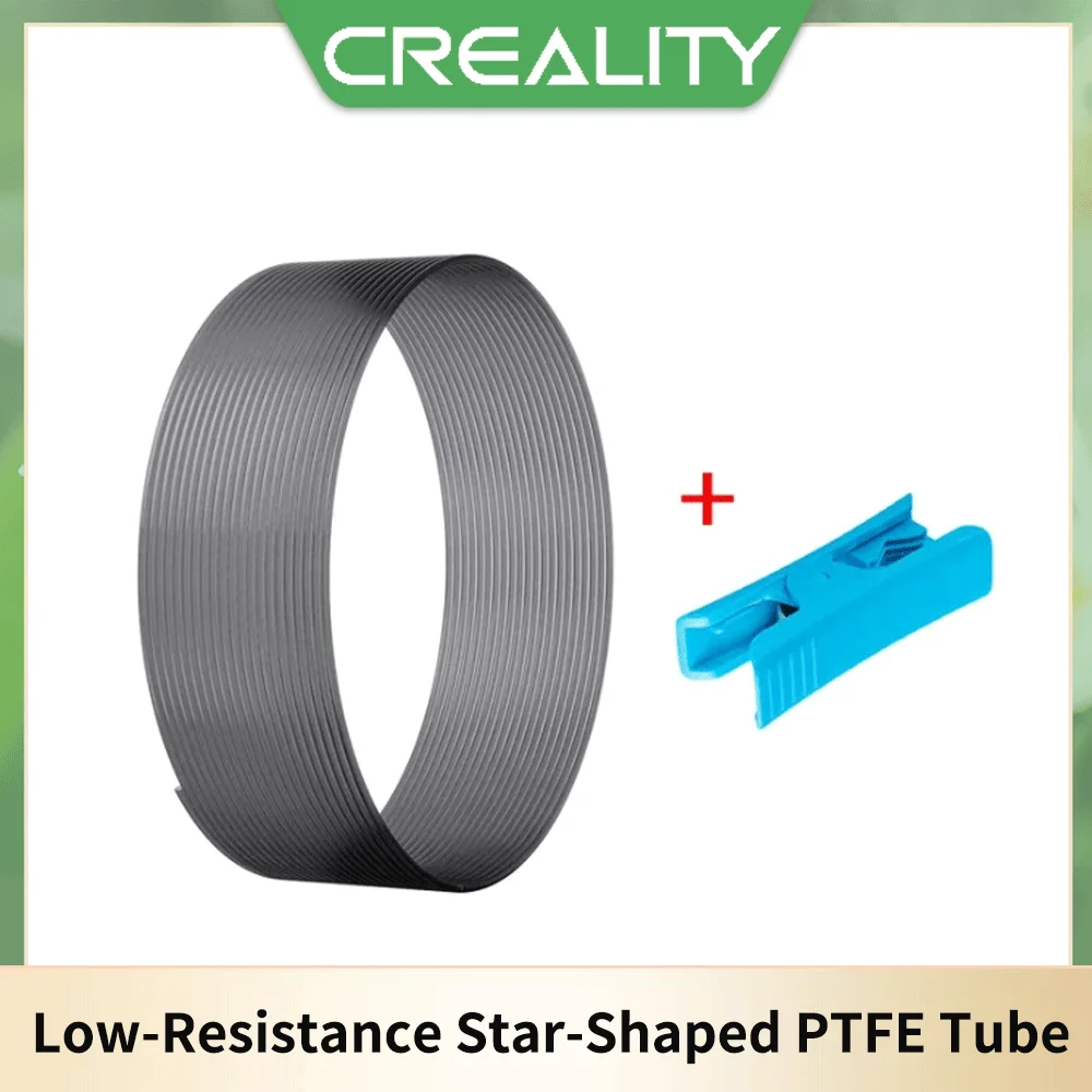 

Original Creality Low Resistance Star-Shaped PTFE Tube Cutter with Heat-Resistant 4m Tube 3D Printer Parts for FDM 3D Printer