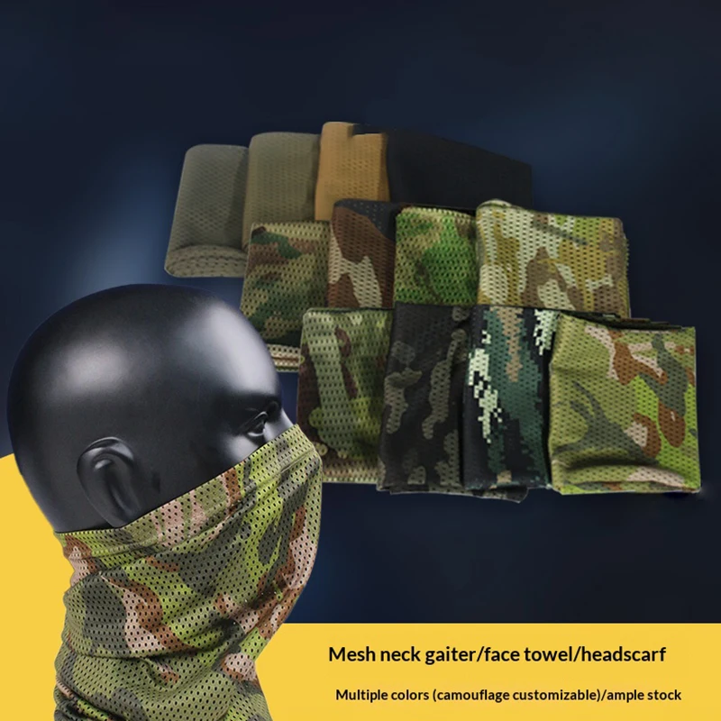 Fractal M19 NFP-multi Camouflage for Tactical Face Mask Outdoor Riding Sun Protection Neck Scarf Windproof Headscarf image 3