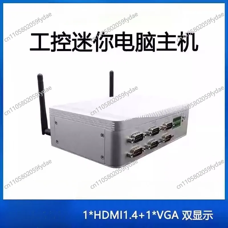 N100 Quad Cores Industrial Mini PC RS232/RS485 For IoT/PLC/POS Automation 6W TDP Embedded Mini Box PCs GPIO 4G Wall-Mount