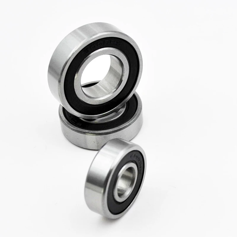 2 قطعة الكرات الأخدود العميق 10 مللي متر 12 مللي متر 15 مللي متر 17 مللي متر 20 مللي متر 25 مللي متر 30 مللي متر 2RS المطاط مختومة تحمل #6