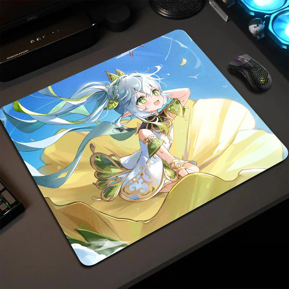 

Nahida Genshin Impact Mousepad Small LockEdge Mouse Pad For Gamers Computer Desk Pad Rectangular Anti-slip Rubber