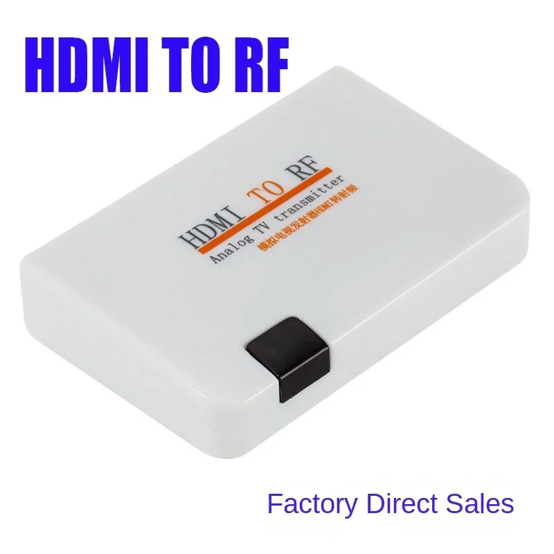 Новый передатчик HDMI в RF 1080P TV, конвертер цифрового сигнала в аналоговый сигнал, адаптер для DVD, компьютерной игровой консоли, телеприставки