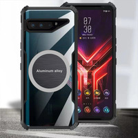 Case For ASUS ROG 2 3 5 Case Car Magnetic Heat Dissipation Airbag Shockproof Shell For ASUS 6 7 8 9 5S Pro 6D 5 Ultimate Cover
