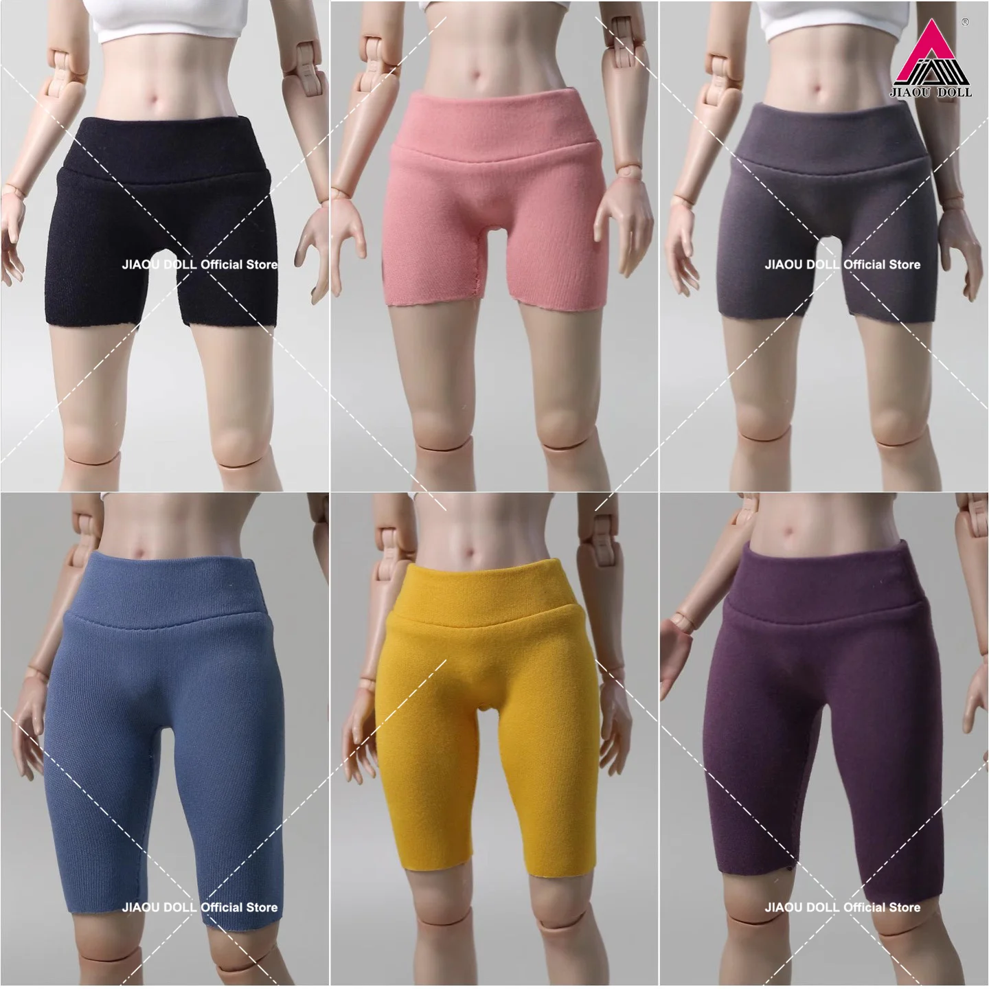 

﻿ DMTOYS JZ805 JZ806 1/6 Tight Short Pants Cycling Sport High Elasticity Clothes Model Fit 12'' Female Action Figure Body Doll