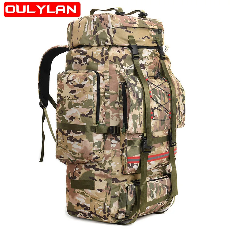 

130L Outdoor Extra Large Backpack Travel Bag Tent Camping Rescue Super Capacity Luggage Backpack for men and women