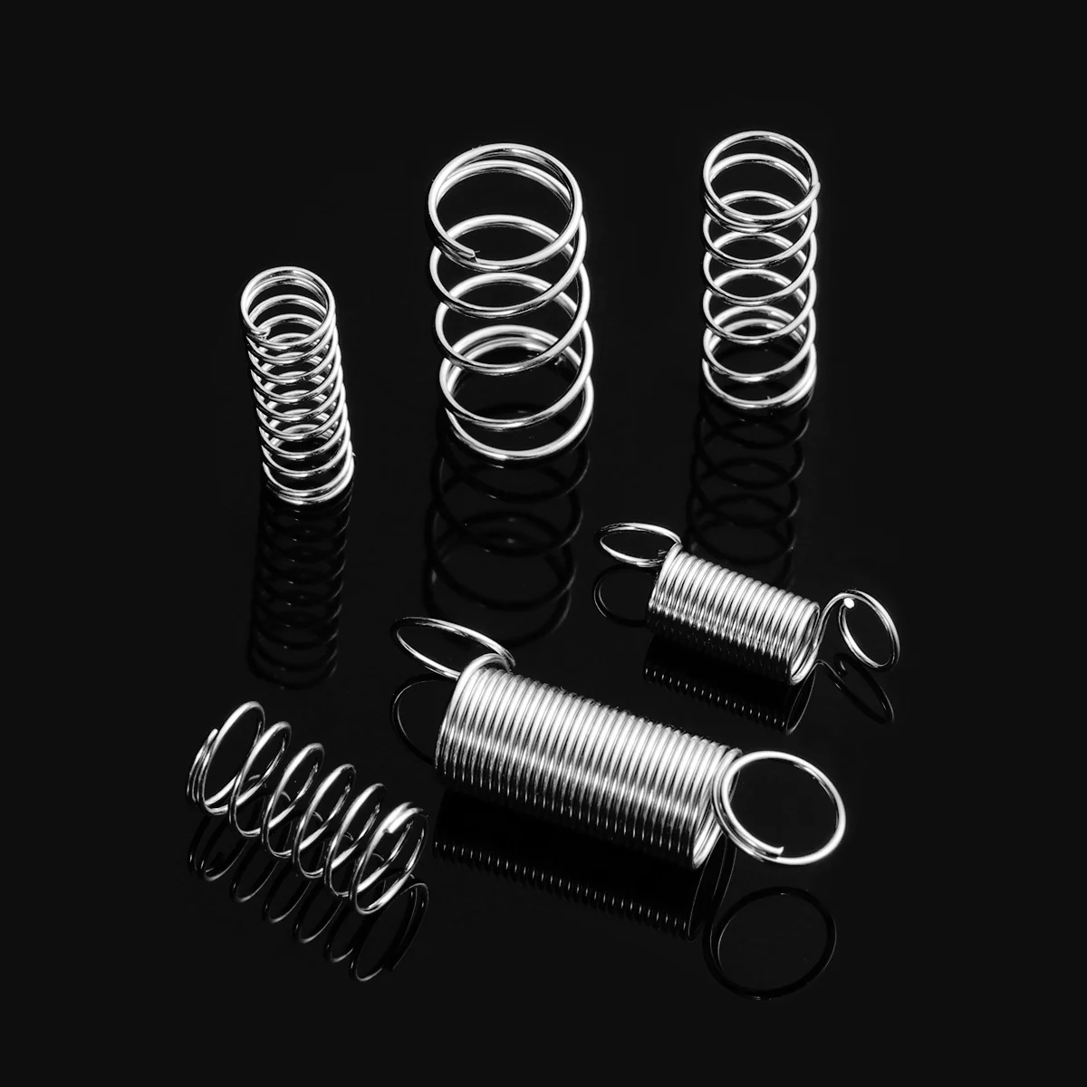 

200Pcs Spring Assortment Spiral Galvanized Extension Springs Corrosion Resistance for Automotive Appliances