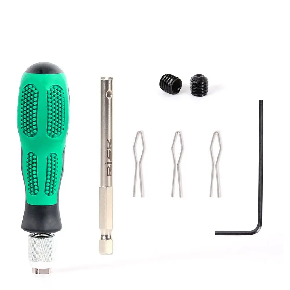 

Accessories Bicycle Repair Tools Removal Tool Screwdriver Bike Spoke Nipple Bicycle Spoke Cap Removal Wrench Insertion Tool