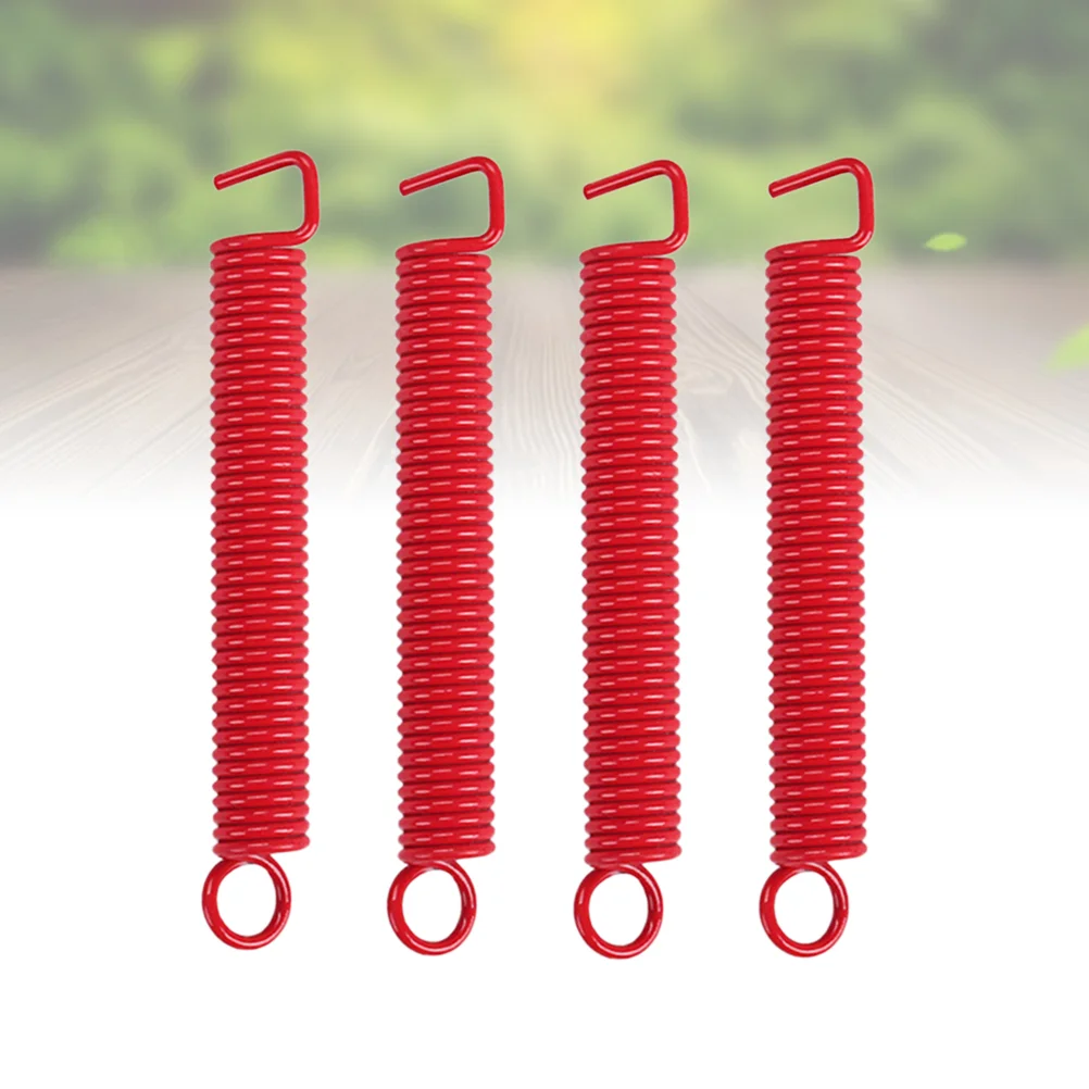 4pcs Electric Guitar Tremolo Bridge Tension Springs Tremolo Bridge System Springs for ST/ Style Electric Guitar (Red)