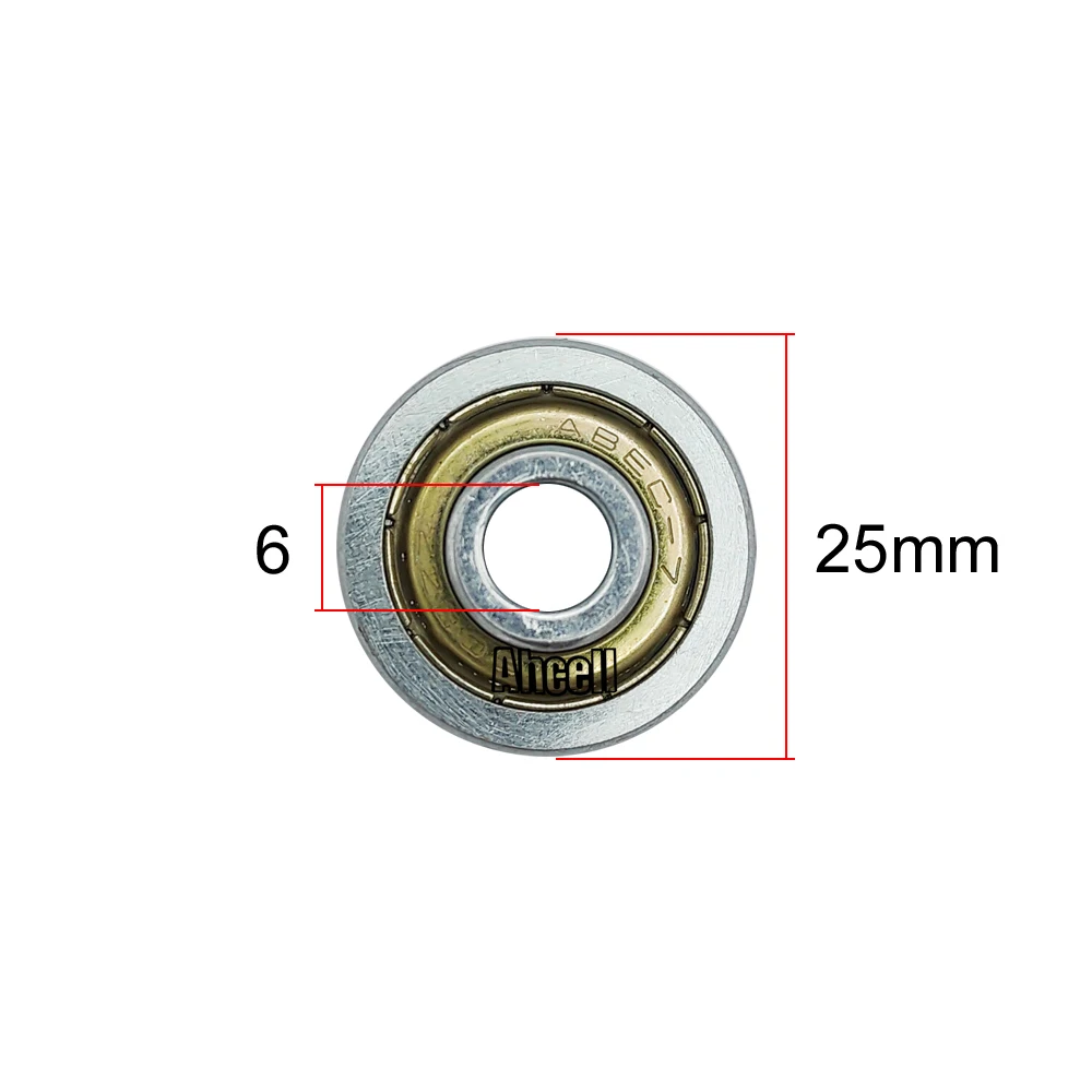 25mm Diameter Zinc Plated Mild Steel Packing Warehouse Storage Flex Conveyor Flow Table Ball Bearing Roller Wheel