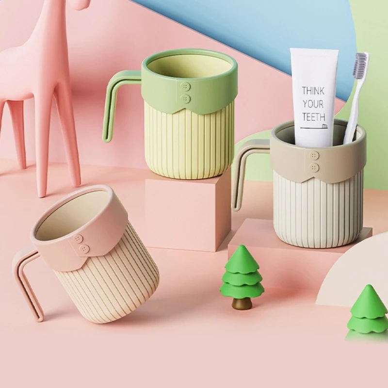 Brushing Mouthwash Cup High Value Household Washing Cup Light Luxury Couple Toothbrush Cup Creative Cartoon