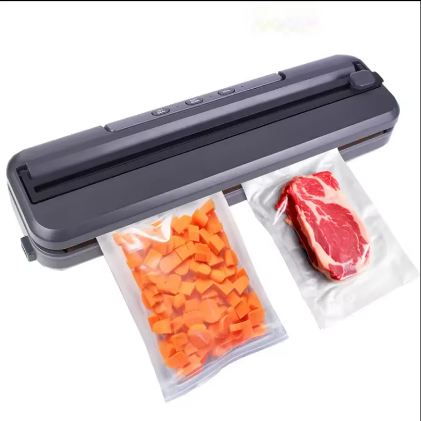 High Quality Custom Plastic Automatic Portable Mini Kitchen Food Saver Bag Sealing Vacuum Sealer Machine Professional Household