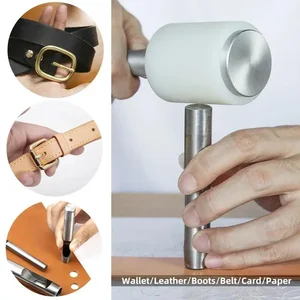 Lederbohrwerkzeuge, 6 Teile, hohler Stahl, Runde, Stanzen, langlebig, runde Uhrenarmbänder, Gürtel, Papier 6 Hauptverkaufsabdeckung von Multilaser - №5