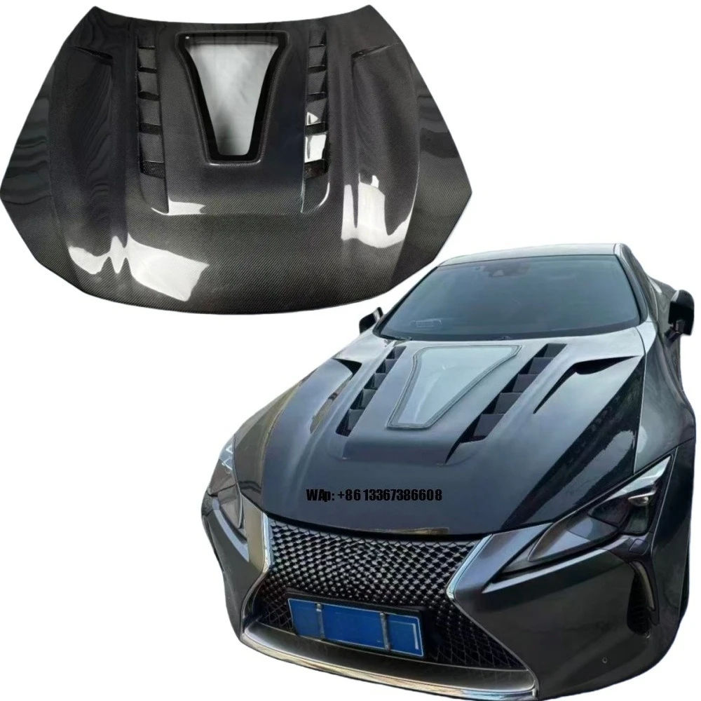 High Quality Clear Glass Hood for LC500 Upgrade Style