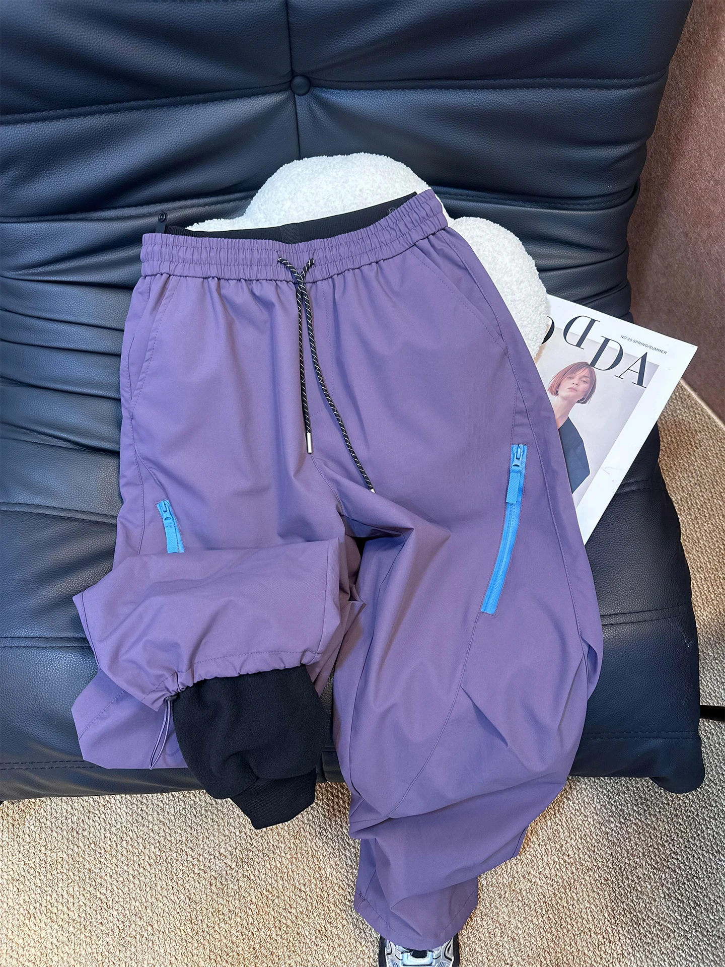 

Брюки для активного отдыха Thi Fce: прочные, водонепроницаемые, для скоростного спуска, лыжного спорта, альпинизма, повседневные, свободного кроя, с высокой талией, широкие штанины