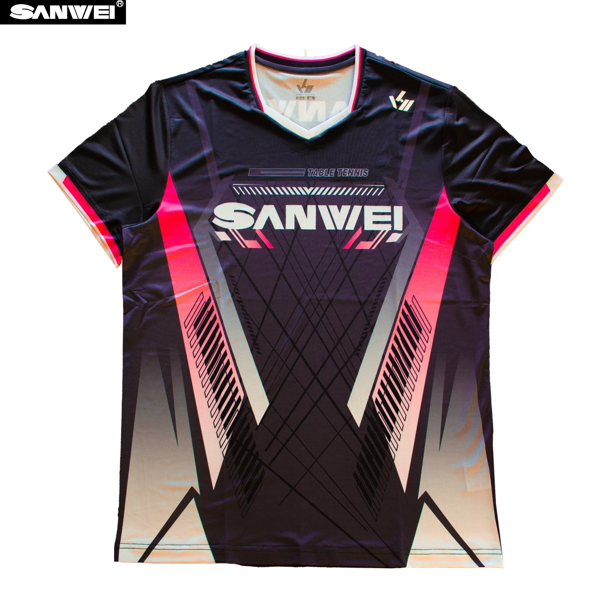 

SANWEI Table Tennis T Shirt 2025 BlackPink