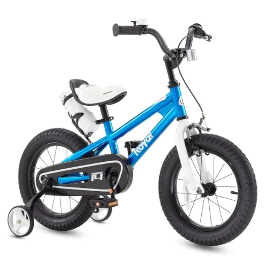 

Freestyle kids bike for ages 3-10: lightweight aluminum frame, vibrant red finish, adjustable seat and handlebars, smooth-rolli