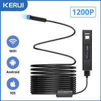 KERUI WiFi Mini Endoscope Micro USB Connector Camera for IOS Android PC Soft Inspection Camera Borescope IP68 Waterproof