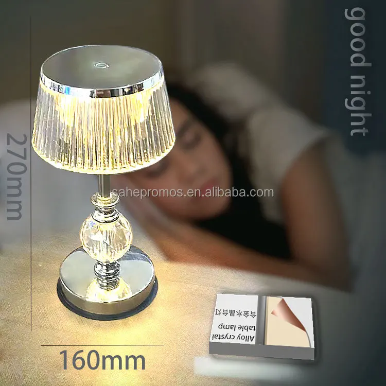 Metal acrylic bedroom atmosphere lamp Nordic LED Iron Fashion Desk Lamp Touch Dimming Eye Protection Mushroom Table Bar light