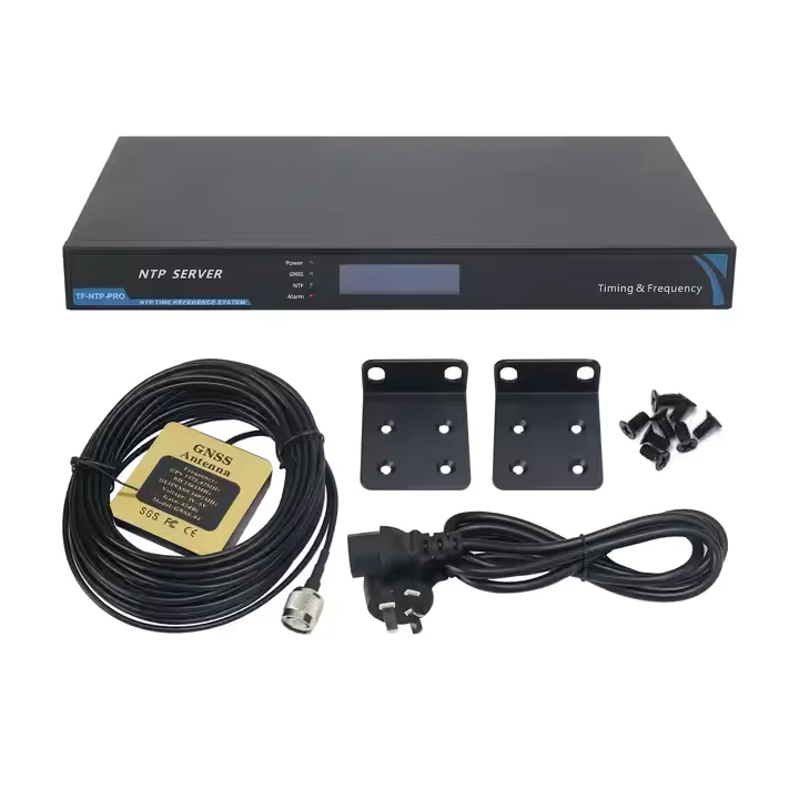 

TF-NTP-PRO Сервер NTP Сетевой сервер времени (TCXO + OLED) для GPS L1/Beidou B1/GLONASS L1/QZSS L1 + антенна 30M/98.4FT