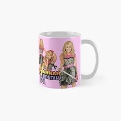 Hannah Montana Classic  Mug Photo Gifts Printed Tea Cup Simple Coffee Drinkware Handle Round Design Image Picture