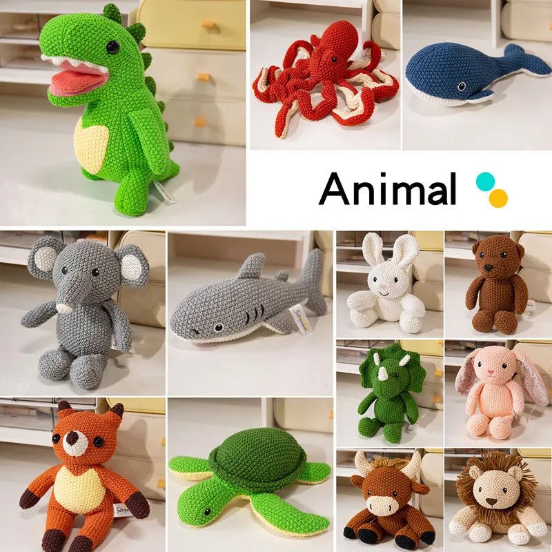 

16-30 см мультфильм динозавр лиса лев плюшевые игрушки куклы каваи мягкие животные мягкая подушка для сна для девочек подарки декор комнаты