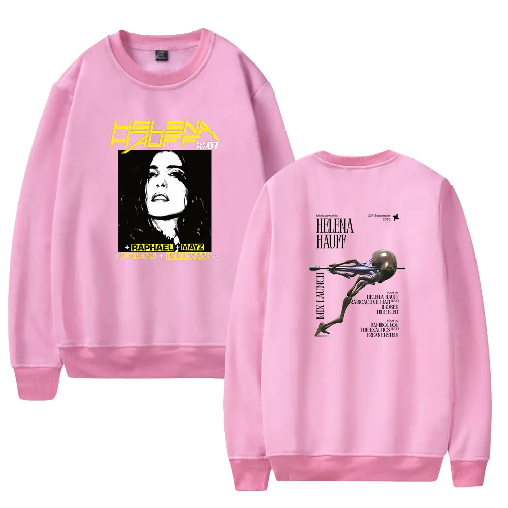 Helena Hauff Merch Sweater Crewneck Capless Sweatshirt Men/women Hip Hop Pullover Style3