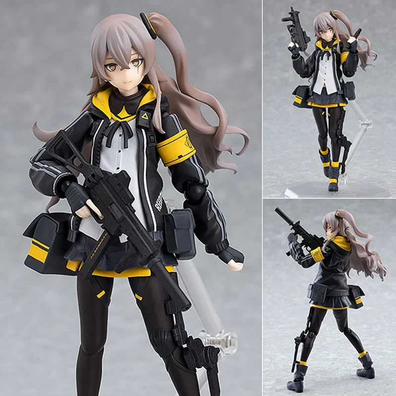 14cm Figma Girls' Frontline UMP45 Anime Figure #1264 Girls' Frontline Action Figure Figma UMP45 Figure Collection Model Doll Toy