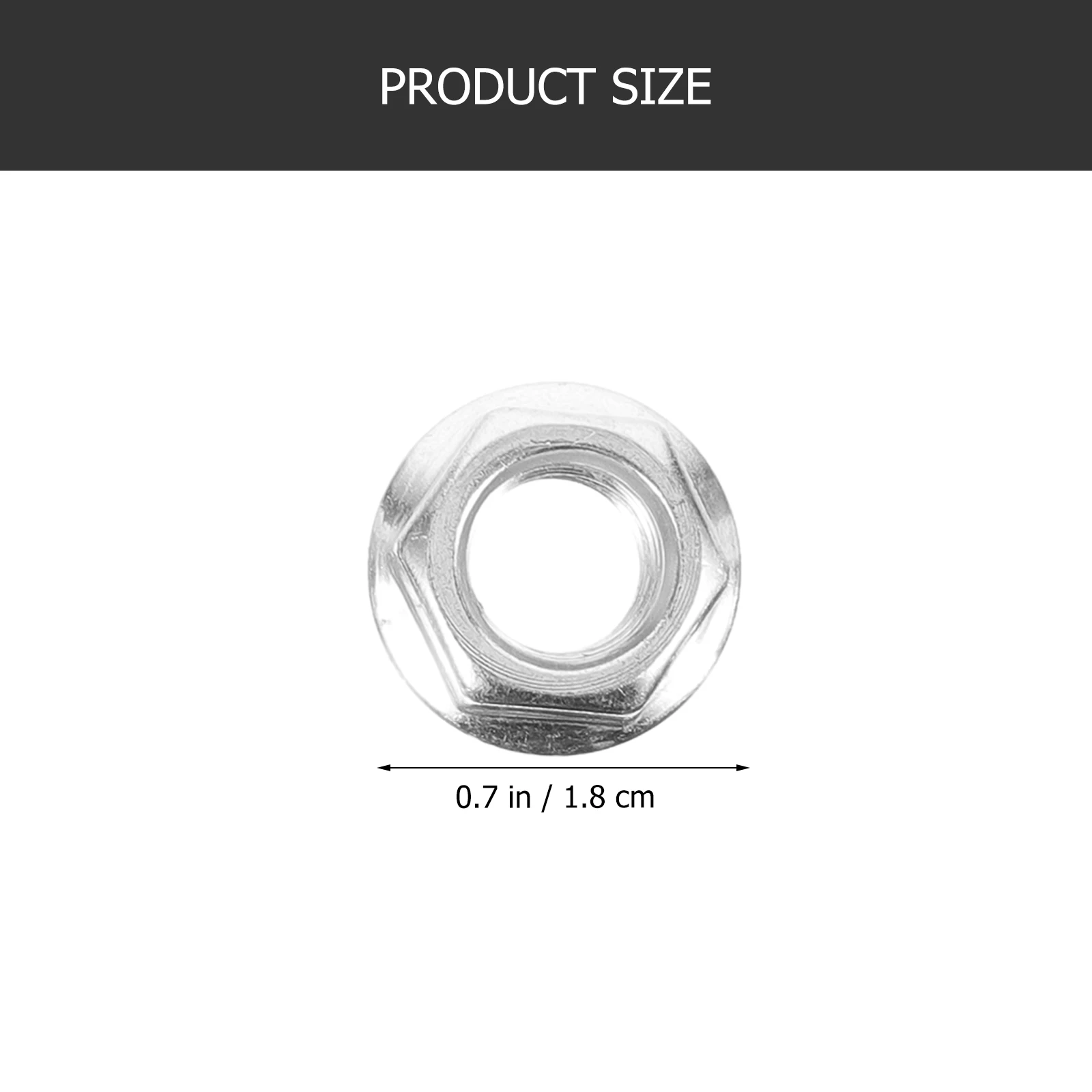 

6 Sets Bicycle Hub Gasket Kit Fixed Flange Nuts Axle Coat Hanger Protective Carbon Steel Wheel