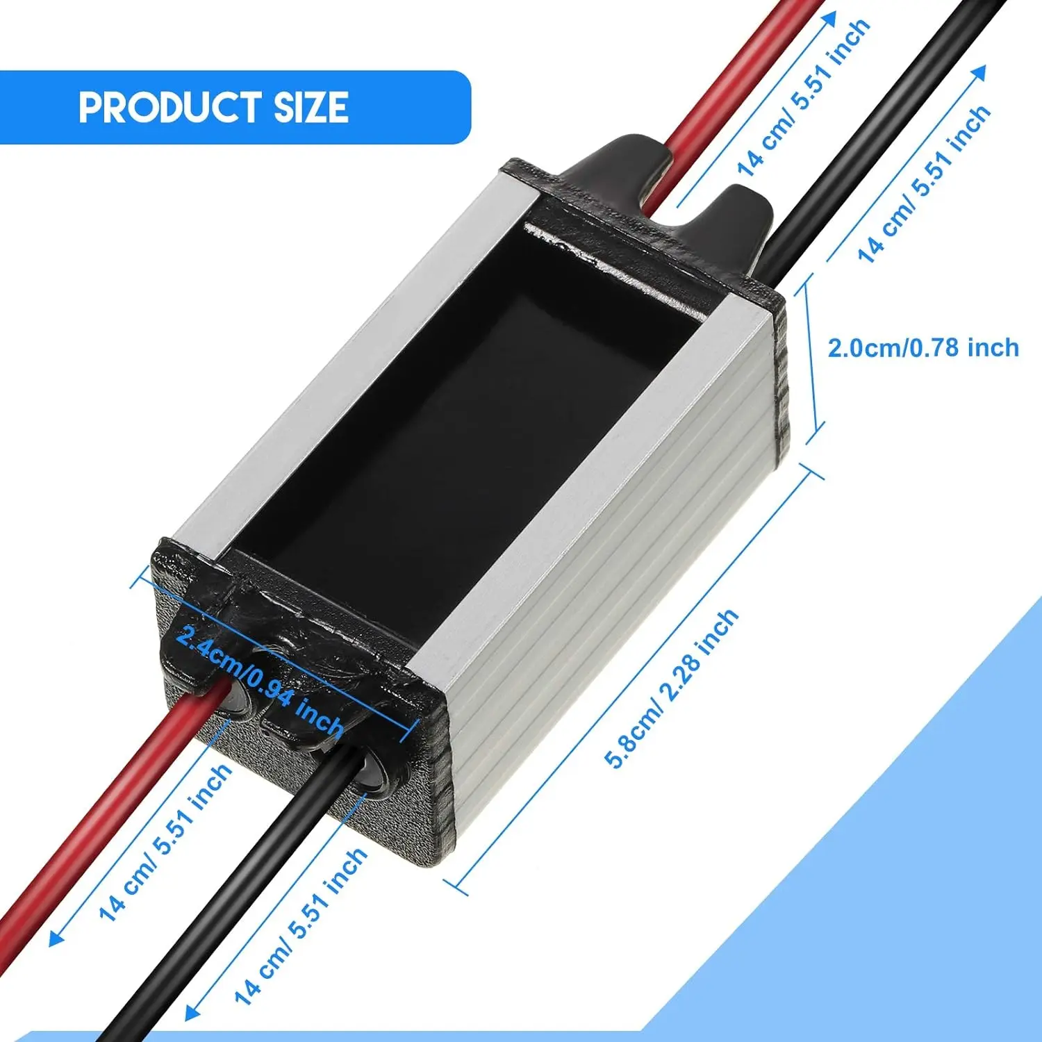 24V to 12V 5A 60W Converter Step Down 24V 12V 2A 24W Waterproof Module DC DC 1A-5A Buck Model Converter