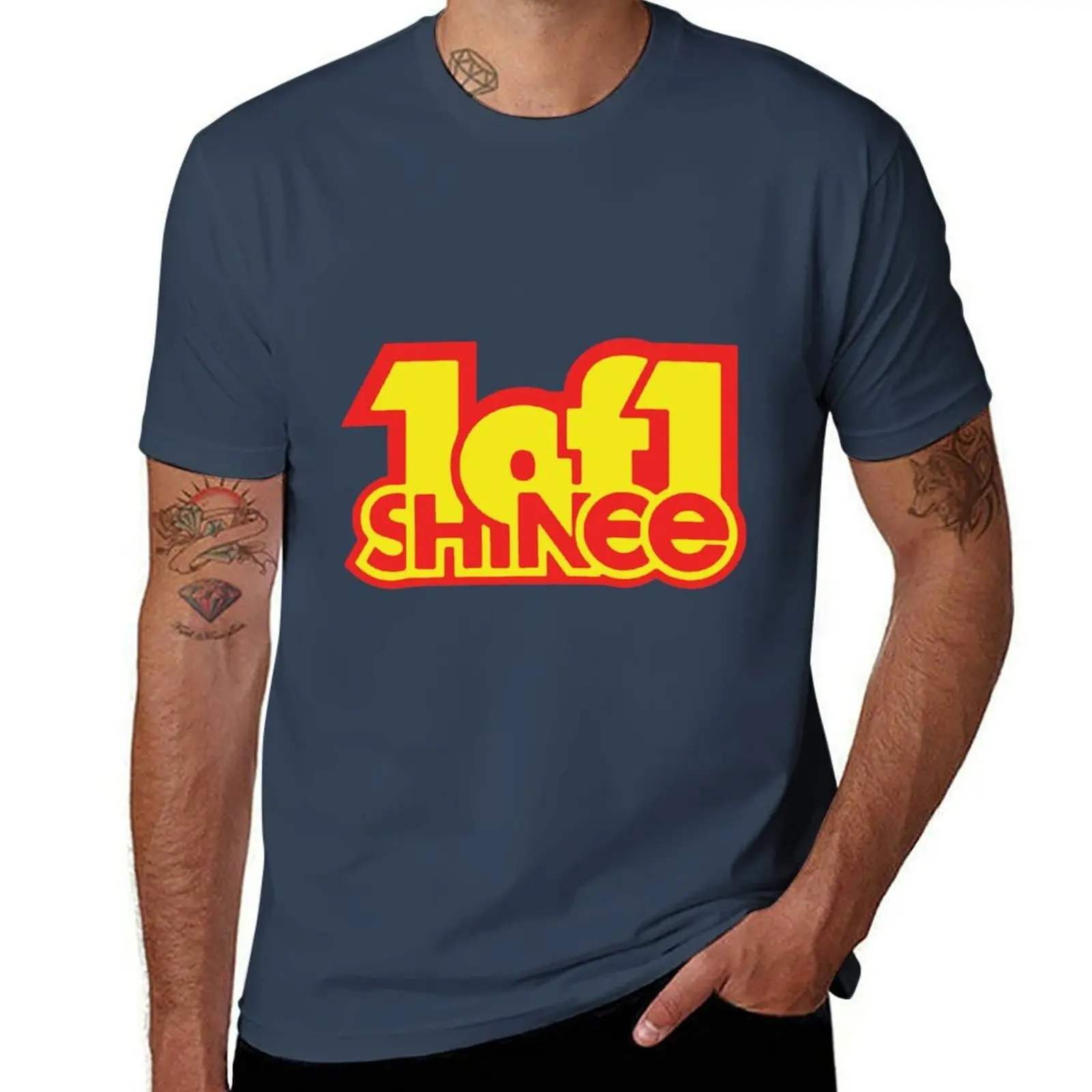 

1of1 - SHINee T-Shirt t shirts with prints t shirt for man 100 percent cotton T-Shirt