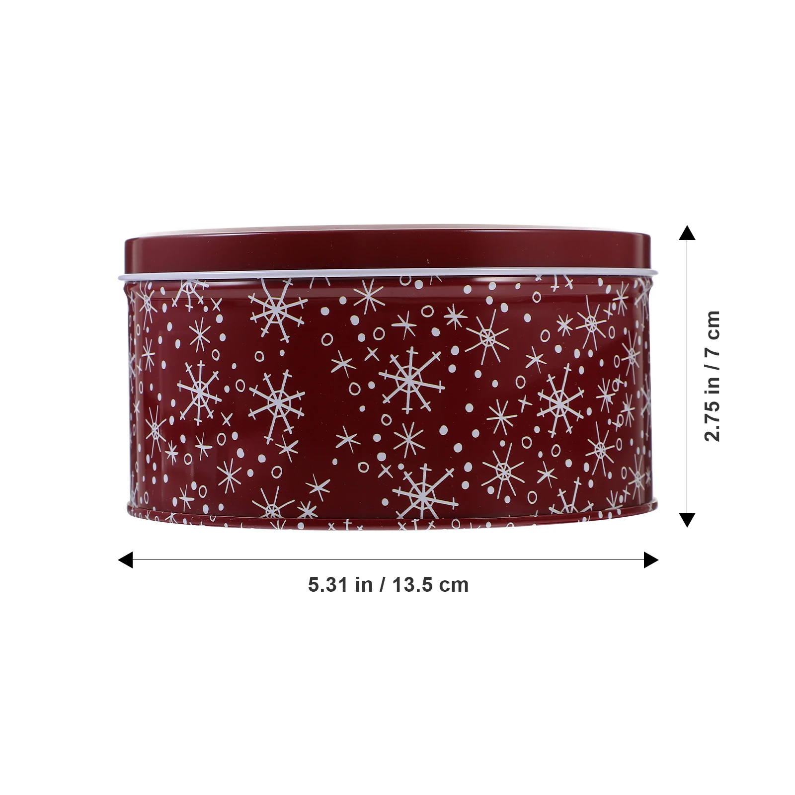 

Christmas Tin Box Cookie Storage Container Metal Candy Jar Xmas Gift Packaging Holiday Party Decoration Tinplate Storage