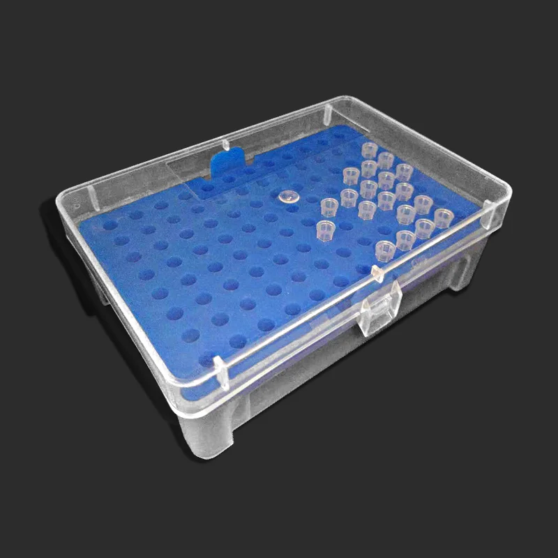 Tip Box Plastic Box For Pipette Tips 10ul 96 Wells Plastic Pipette Box Laboratory Equipment