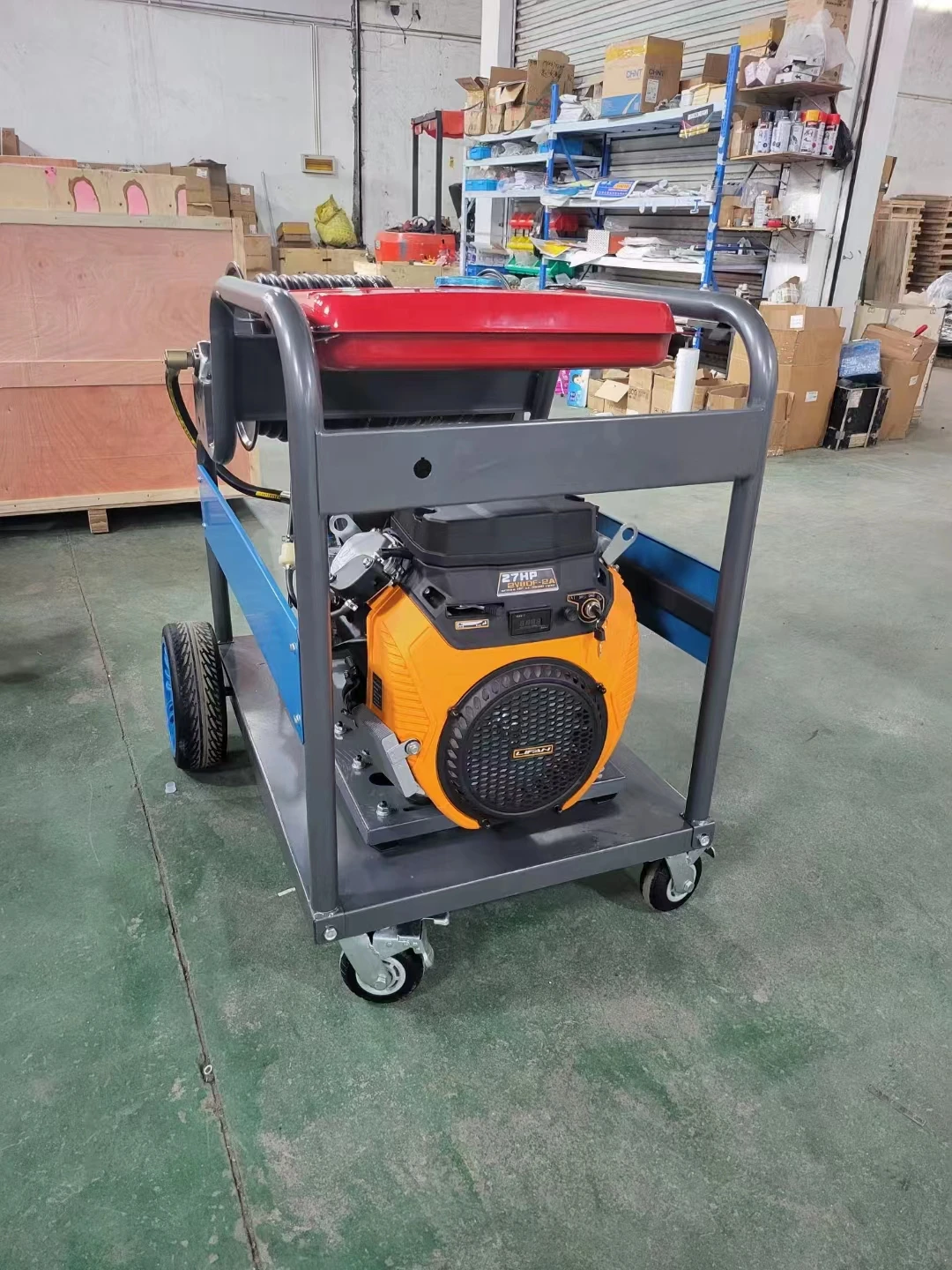 18kW 200bar Pipe Cleaning Machine, petrol/Diesel High-Pressure Cleaner, Sewage Grinding Machine - Factory Supply