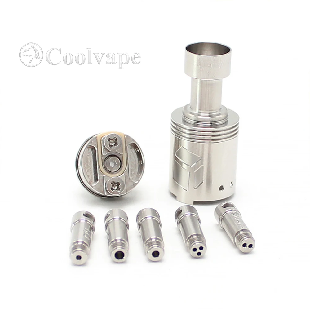 SXK Rubik สไตล์ RBA SS 316สะพาน W/3 AFC Pin / 3 Bells ถังสำหรับ Billet SXK BB vandy Vape Pulse AIO Cthulhu AIO Boro Mod