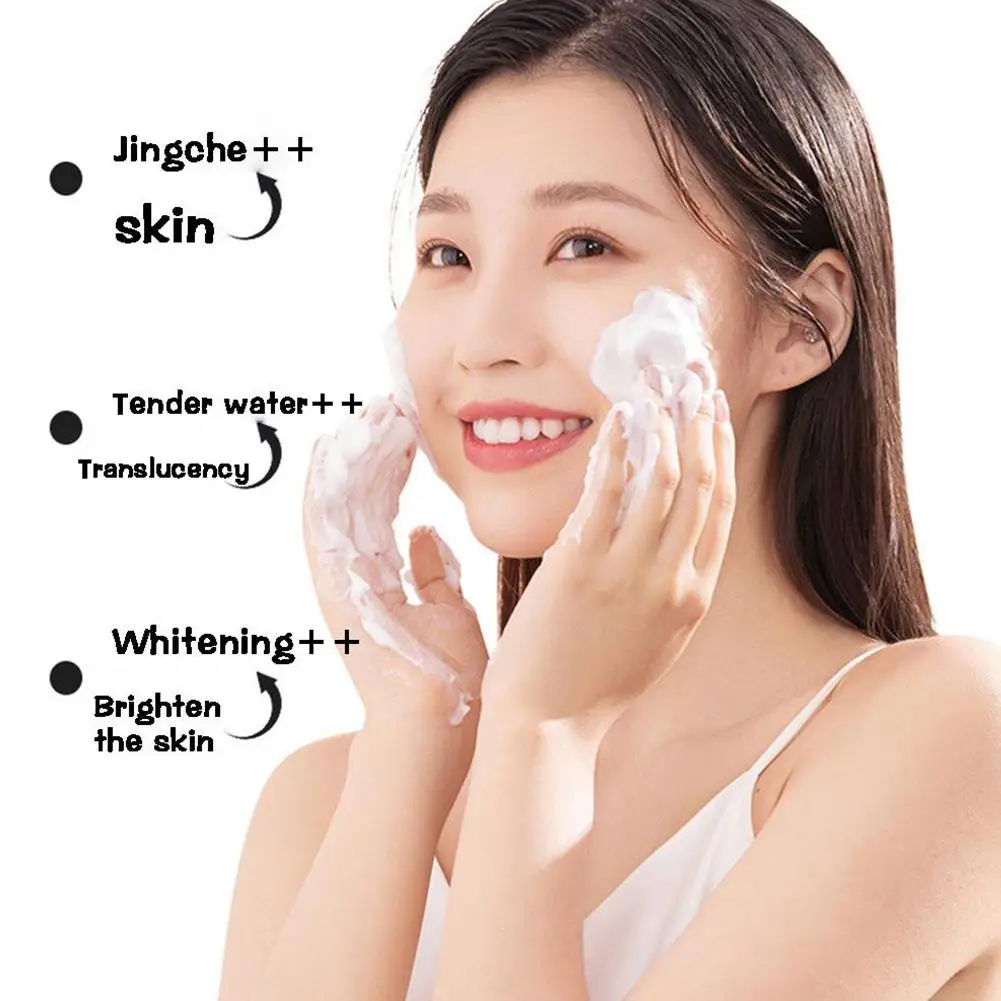 Whitening and Freckle Removing Facial Cleanser 360ml for Gentle Refreshing Oil Controlling Nicotinamide Skin Brightenining 3Pcs