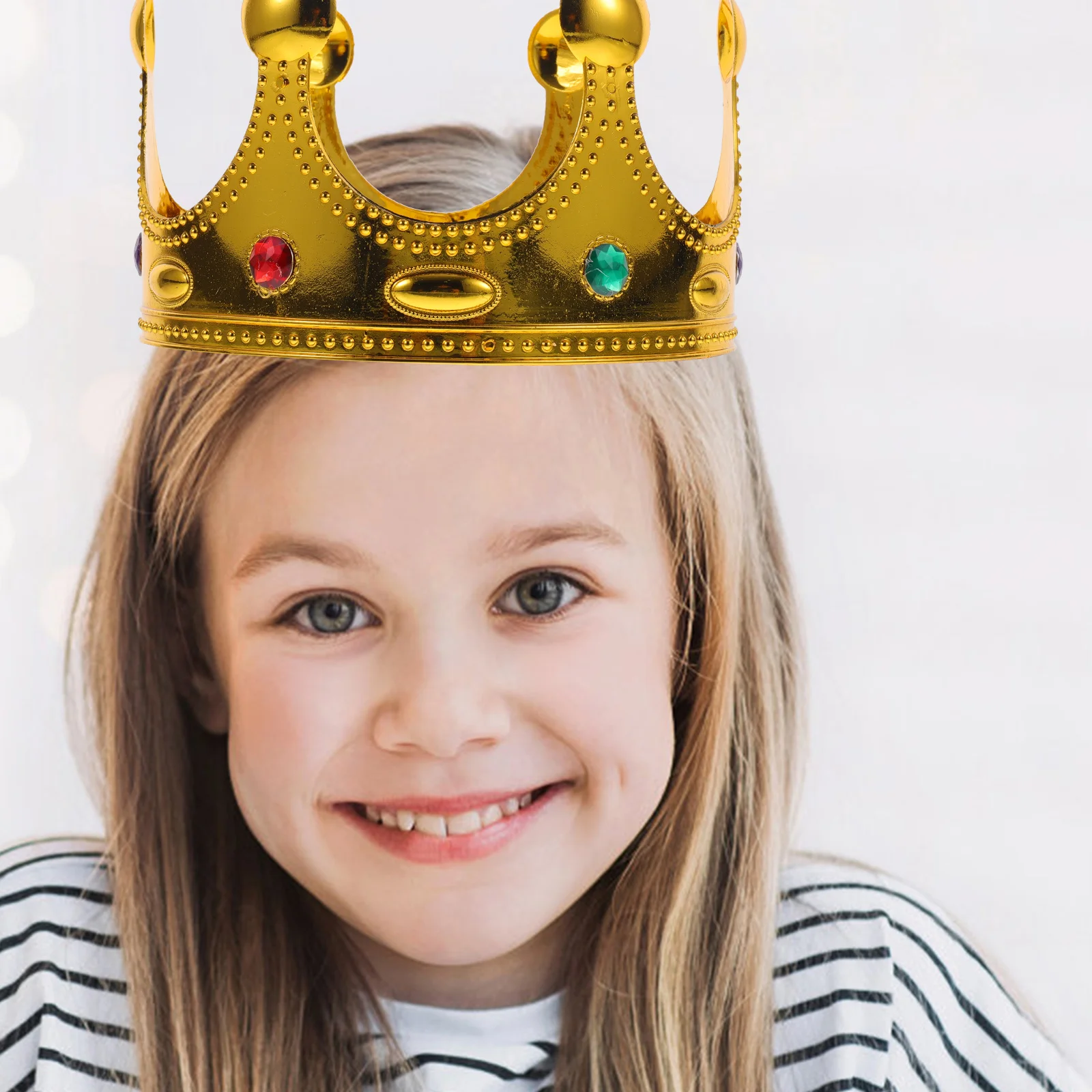 

Crown Headb Headdress Decorative Party Retro Performance Costume Accessory Princess Lightweight Comfortable Matches