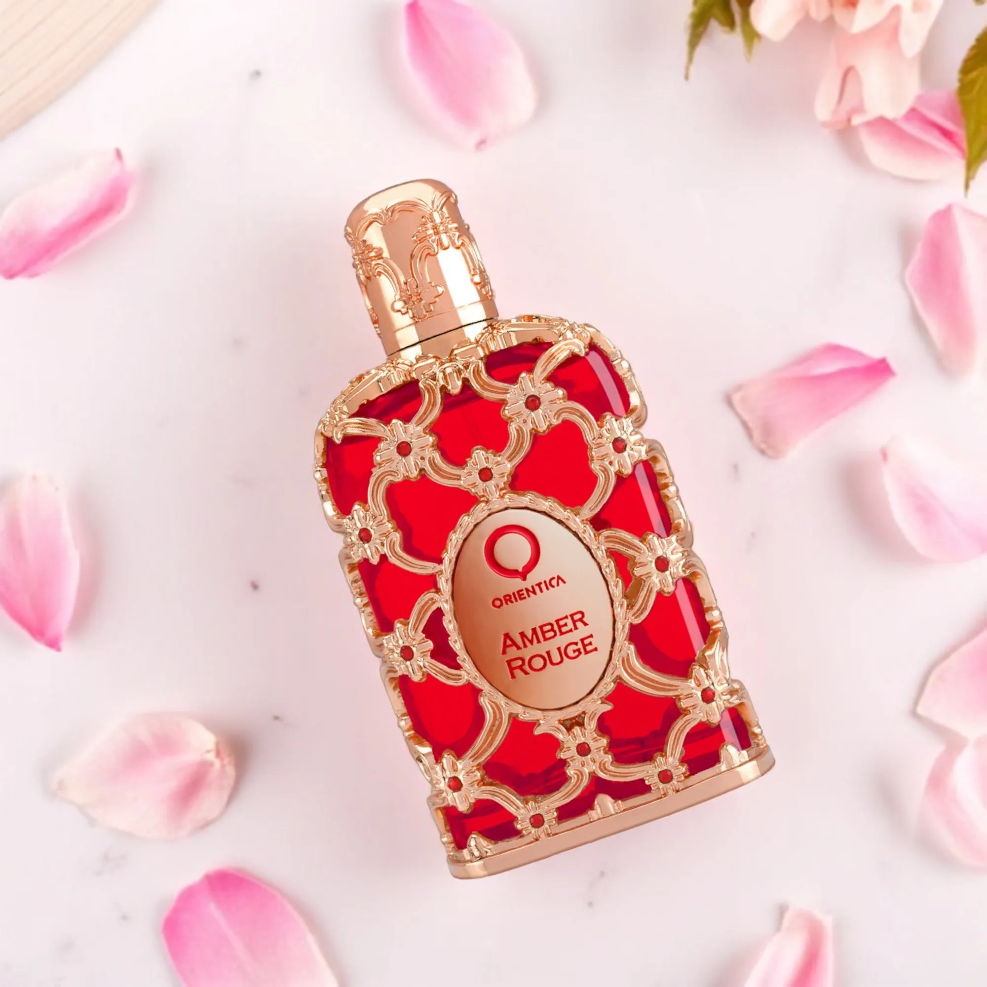 NOTICE DISCONTINUED NO RESTOCK AVAILABLE PLEASE DO NOT PLACE ORDER OUT OF STOCK ORDERS WILL NOT BE SHIPPED Orientica Amber Rouge 80ml EDP Unisex Perfume Sweet Saffron Amber Long Lasting Luxury Fragrance view 7