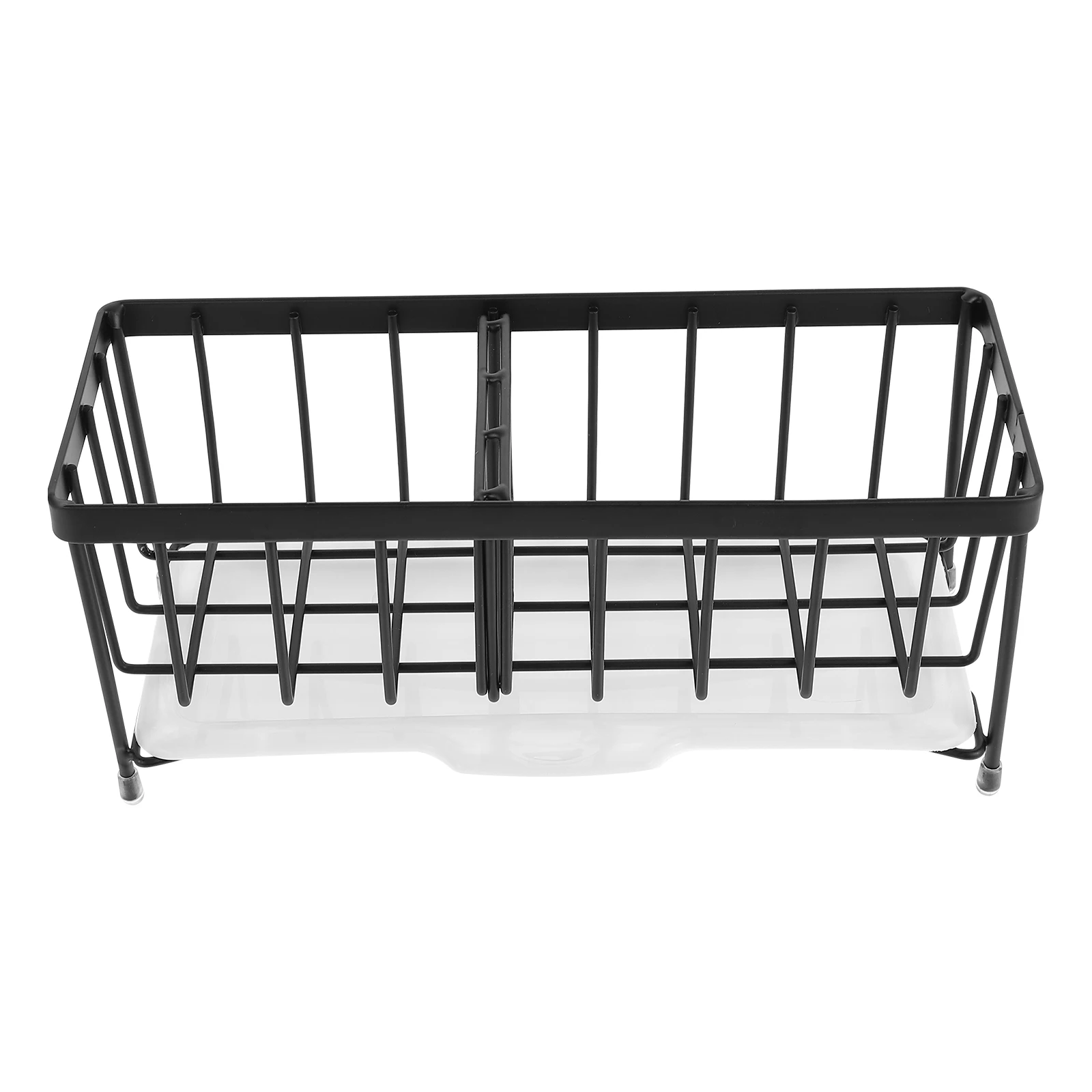 

Stainless Steel Sponge Holder Sink Tray Drainer Rack Kitchen Sink Sponge Drain Rack With Detachable Drip Tray Premium Plastic