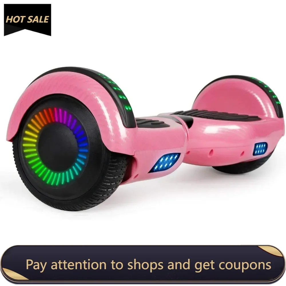 Hoverboard, with Bluetooth and Colorful Lights Self Balancing Scooter