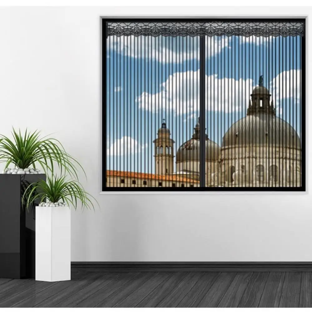 

Insect-Proof Magnetic Window Screen, High Density Mesh, No Punching, Pet and Child Friendly, Self-adhesive Window Shade