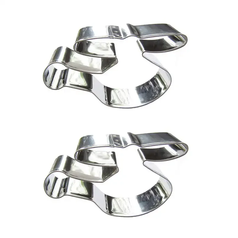 2 pcs Rescue Helicopter Stainless steel Cookie cutter biscuit embossing machine Pastry candy baking molds Cake decorating Tools