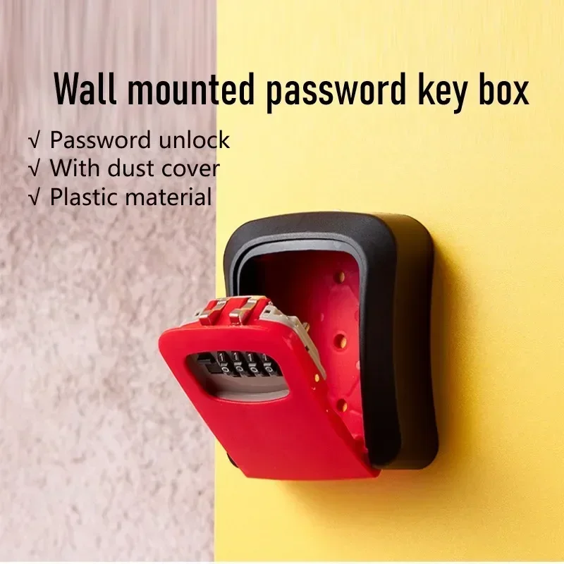 Apartment Key Box Password Lock Box Homestay Password Lock Key Box Made of Engineering Plastic Material Digital Lock