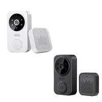 【Hot Cake】Tuya Smart Home Doorbell Camera WIFI Wireless Doorbell DC AC Battery Powered Camera Bell Smart Life Doorbell Camera