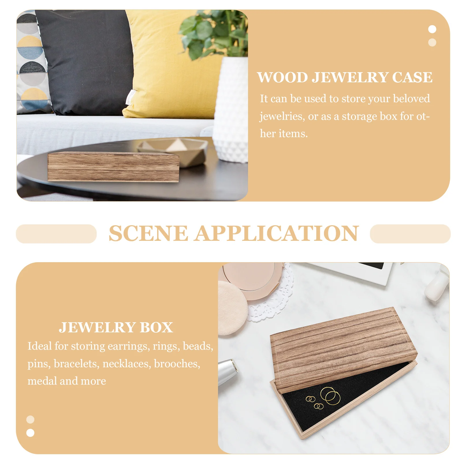 

Rustic Jewelry Storage Box Vintage Decor Tray Holder Boxjewelry Case Travel Boxes