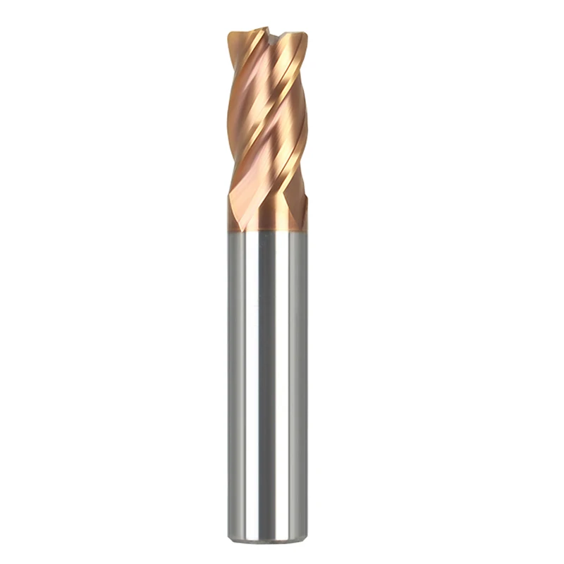 1PC Carbide Tungsten Steel Corner Radius End Mills CNC Cutting Tool Straight Shank Coating 60 Degrees  Milling Cutter