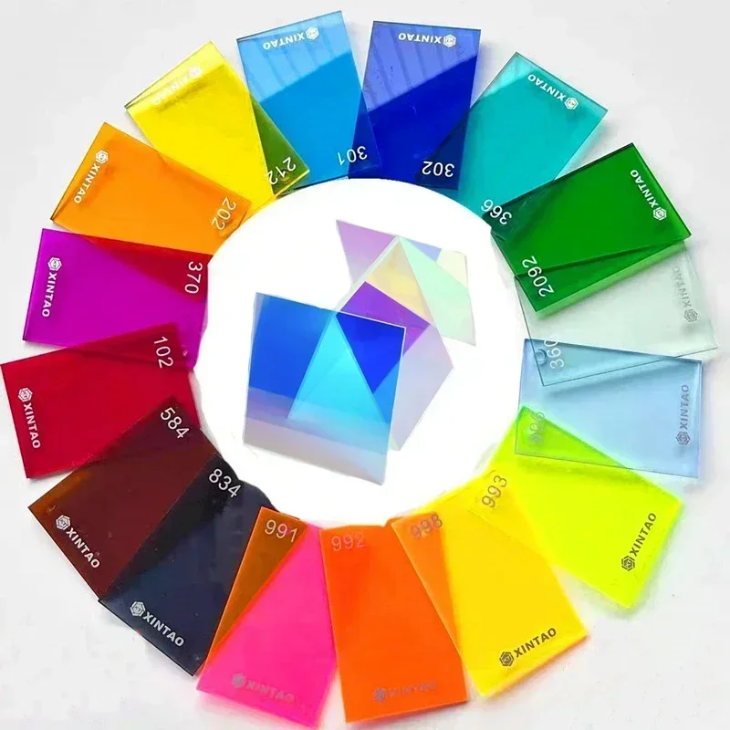 

Thickness 3mm colourful Translucence Acrylic Sheets PMMA Plexiglass Tinted Plate Color Plastic Board for Signs Display Projects