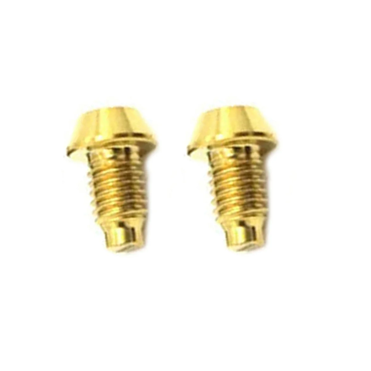 2PCS for TC4 Titanium Hydraulic Disc Exhaust Screw Mountain Bike Brake Screw-Gold