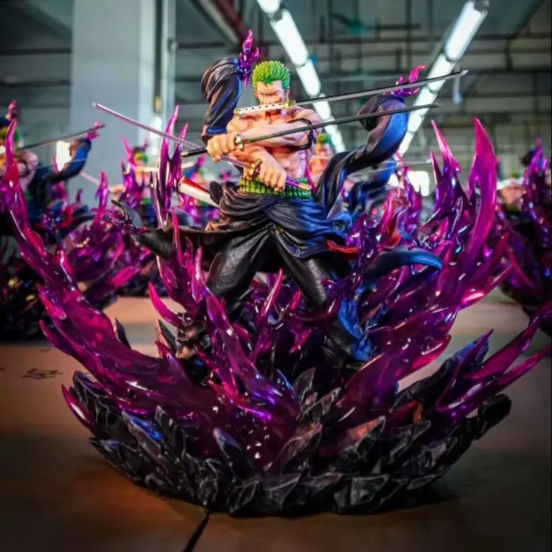 

Подлинная в наличии фигурка Jt Roronoa Zoro, цельная аниме-фигурка Зоро, Коллекционная статуя из ПВХ, декор для стола, модель игрушки, подарки